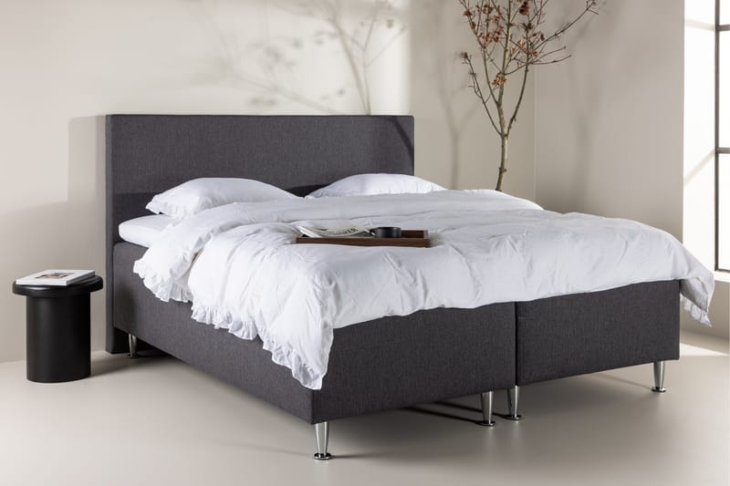 Mesa Sängpaket Ramsäng 180x200 cm - Mörkgrå - Möbler - Säng - Komplett sängpaket
