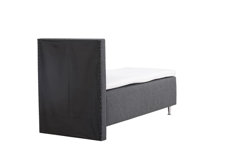 Monki Sängpaket Ramsäng 90x200 cm - Mörkgrå - Komplett sängpaket - Ramsäng