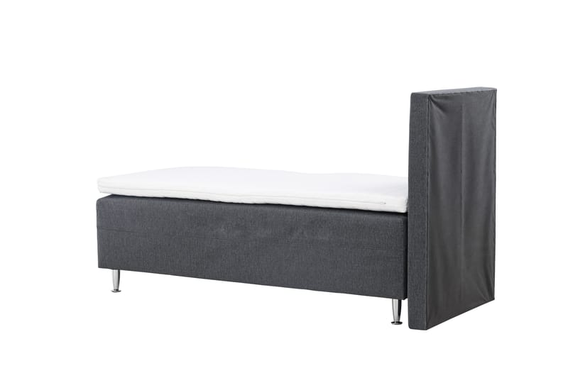 Monki Sängpaket Ramsäng 90x200 cm - Mörkgrå - Komplett sängpaket - Ramsäng
