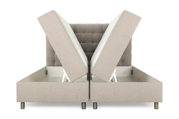 Montana Förvaringssäng 180x200 - Beige - Möbler - Säng - Komplett sängpaket