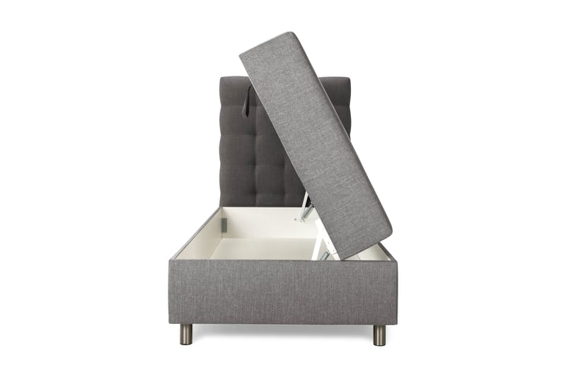 Montana Komplett Sängpaket med Förvaring 90x200 cm - Grå - Möbler - Säng - Kontinentalsäng