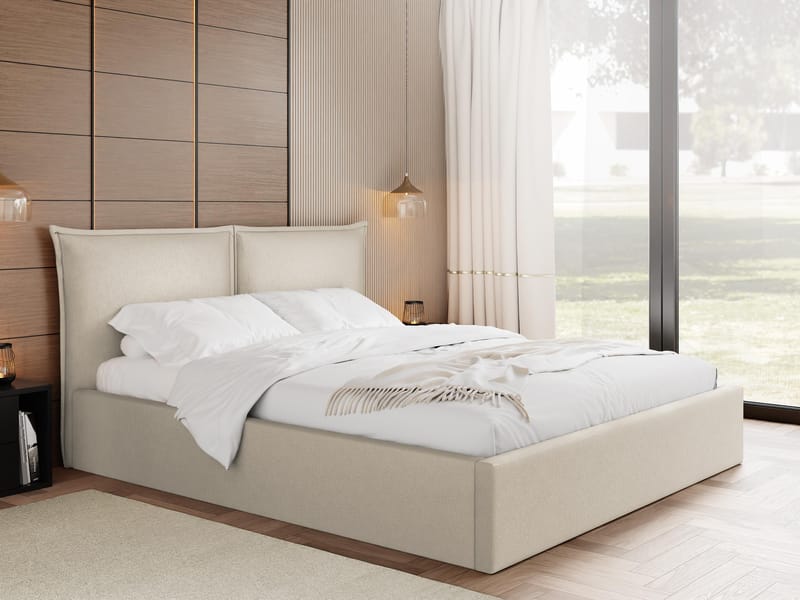 Morricon Sängram 160x200 cm - Beige - Möbler - Säng - Sängram & sängstomme