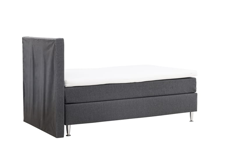 Munia Sängpaket Kontinentalsäng 120x200 cm - Mörkgrå - Komplett sängpaket - Kontinentalsäng