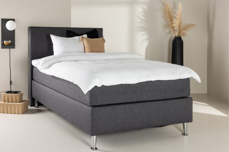 Munia Sängpaket Kontinentalsäng 120x200 cm - Mörkgrå - Möbler - Säng - Komplett sängpaket