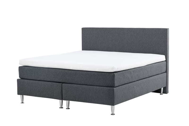 Munia Sängpaket Kontinentalsäng 180x200 cm - Mörkgrå - Möbler - Säng - Komplett sängpaket