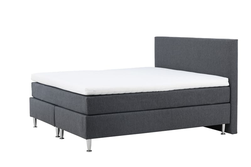 Munia Sängpaket Kontinentalsäng 180x200 cm - Mörkgrå - Möbler - Säng - Komplett sängpaket