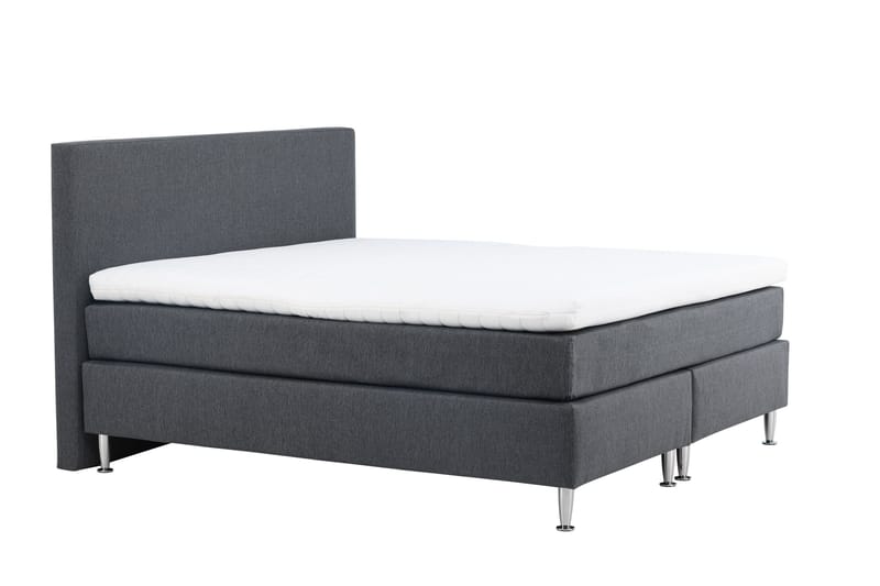 Toledo Sängpaket Kontinentalsäng 180x200 cm - Mörkgrå - Möbler - Säng - Komplett sängpaket