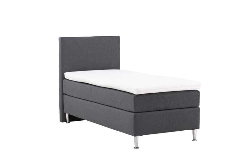 Munia Sängpaket Kontinentalsäng 90x200 cm - Mörkgrå - Möbler - Säng - Komplett sängpaket