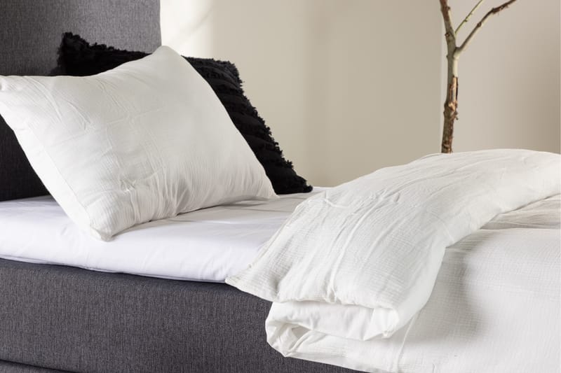 Munia Sängpaket Kontinentalsäng 90x200 cm - Mörkgrå - Möbler - Säng - Komplett sängpaket