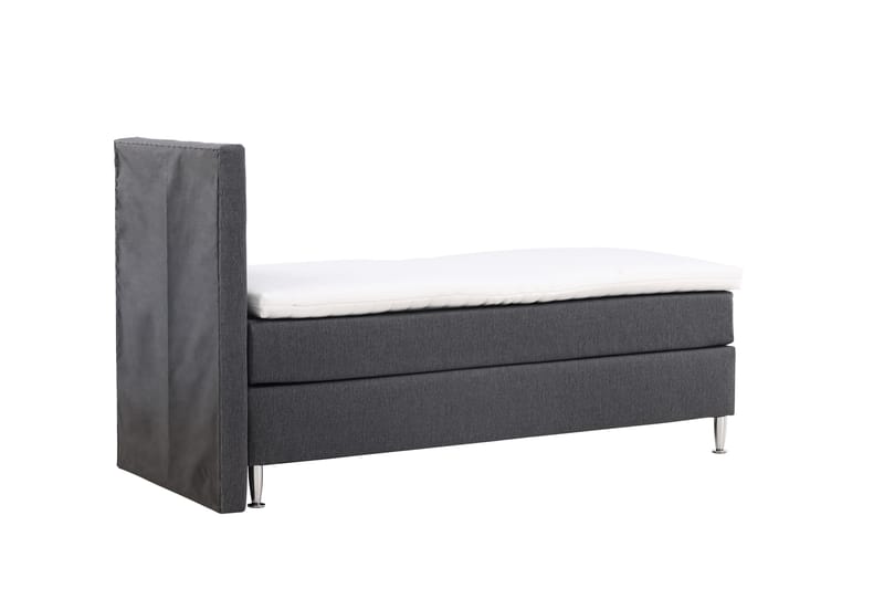 Munia Sängpaket Kontinentalsäng 90x200 cm - Mörkgrå - Möbler - Säng - Komplett sängpaket