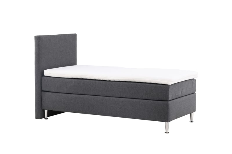 Munia Sängpaket Kontinentalsäng 90x200 cm - Mörkgrå - Möbler - Säng - Komplett sängpaket