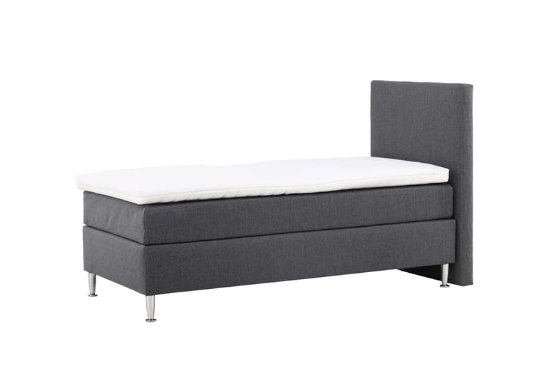 Munia Sängpaket Kontinentalsäng 90x200 cm - Mörkgrå - Möbler - Säng - Komplett sängpaket