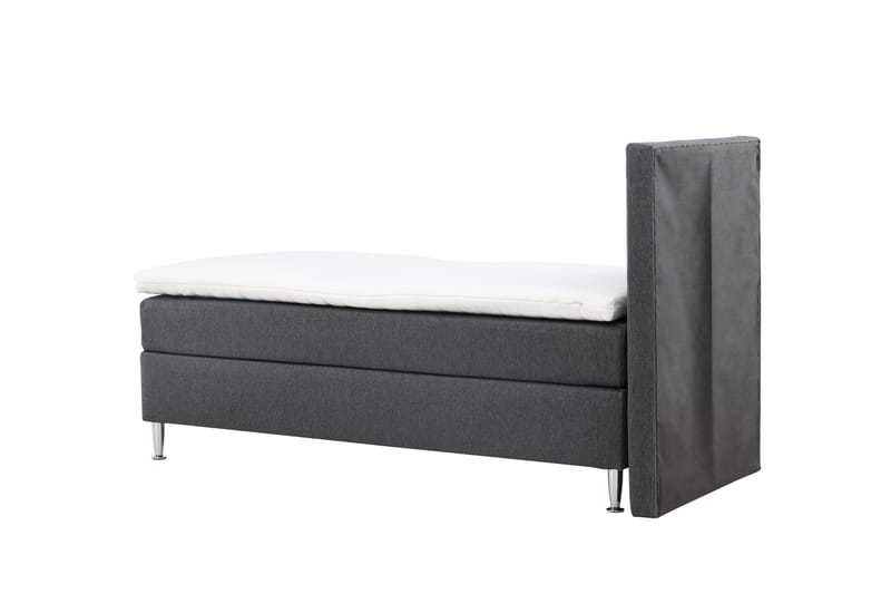 Munia Sängpaket Kontinentalsäng 90x200 cm - Mörkgrå - Komplett sängpaket - Kontinentalsäng