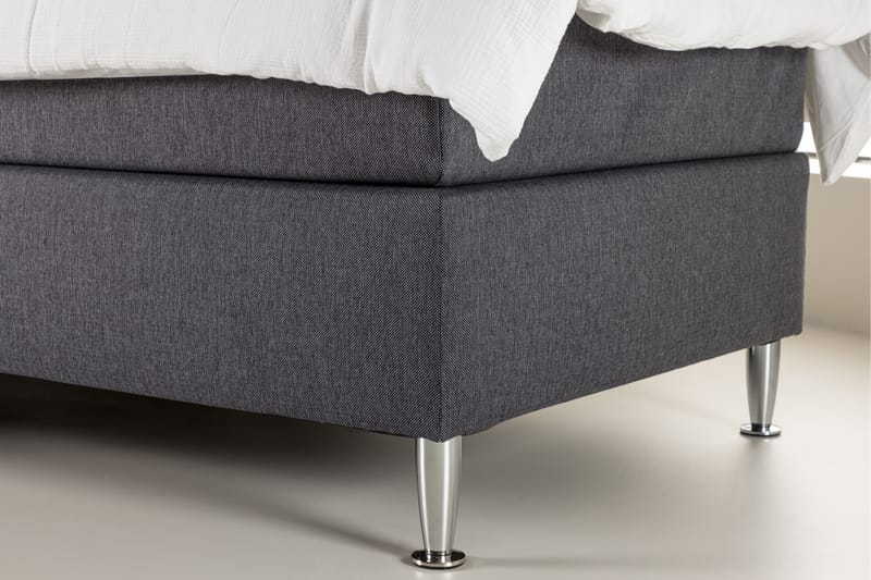 Munia Sängpaket Kontinentalsäng 90x200 cm - Mörkgrå - Möbler - Säng - Komplett sängpaket