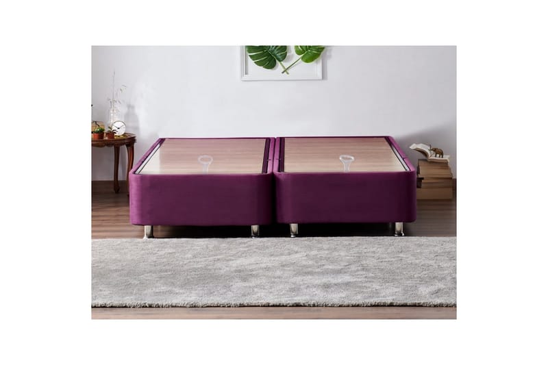 Mytikas Sängram 140x190 cm - Lila - Möbler - Säng - Sängram & sängstomme