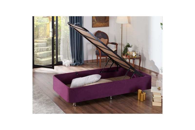 Mytikas Sängram 90x200 cm - Violet - Möbler - Säng - Sängram & sängstomme