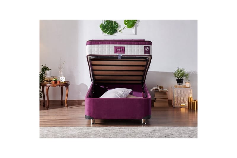 Mytikas Sängram 90x200 cm - Violet - Möbler - Säng - Sängram & sängstomme