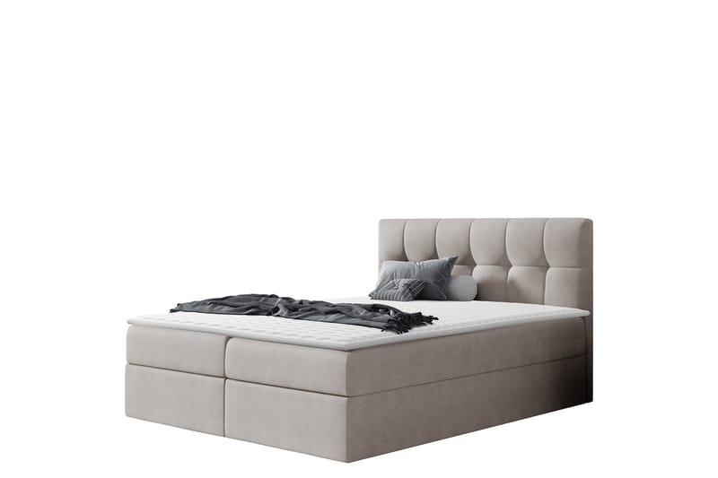 Neitisuanto Sängpaket Kontinentalsäng 140x200 cm - Beige - Möbler - Säng - Komplett sängpaket