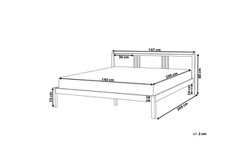 Newbegin Sängram 140x200 Vit Vit - Vit - Möbler - Säng - Sängram & sängstomme