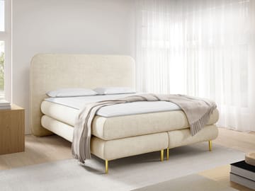Neylinus Sängpaket Kontinentalsäng 160x200 cm - ljusbeige - Möbler - Säng - Komplett sängpaket