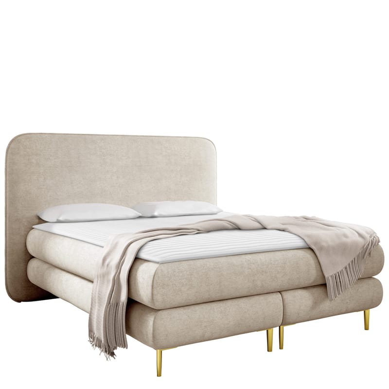Neylinus Sängpaket Kontinentalsäng 180x200 cm, beige