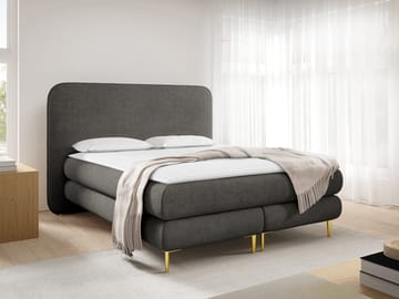 Neylinus Sängpaket Kontinentalsäng 180x200 cm - mörkgrå - Möbler - Säng - Komplett sängpaket