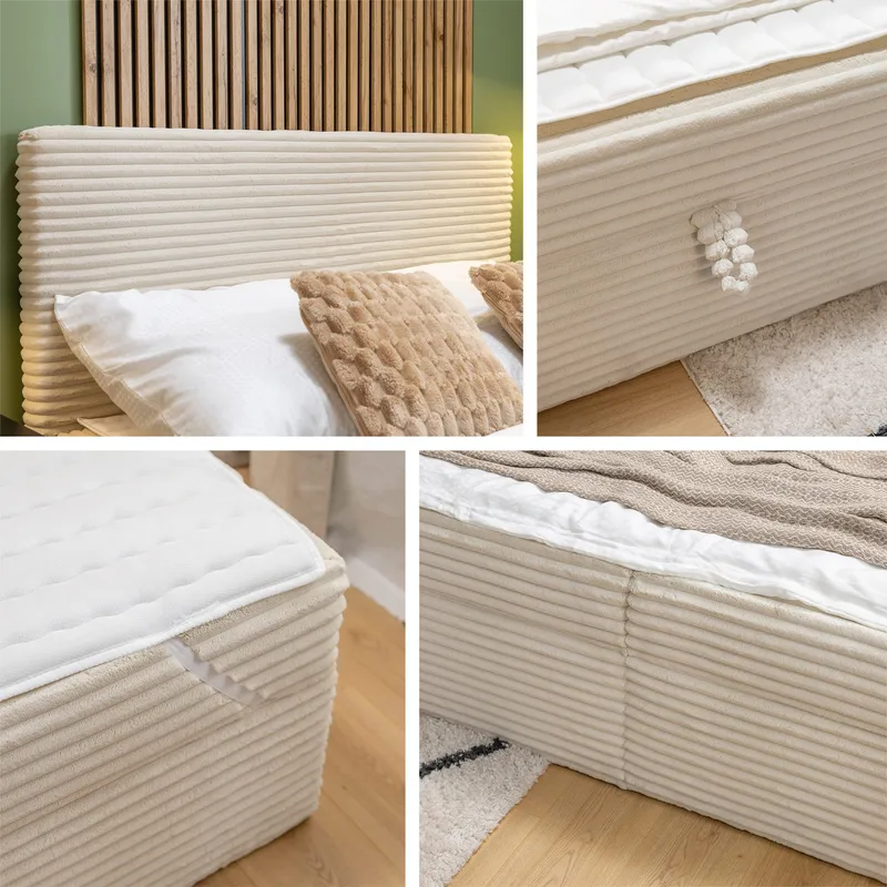 Neyrin Sängpaket Kontinentalsäng 160x200 cm med Förvaring - Möbler - Säng - Kontinentalsäng