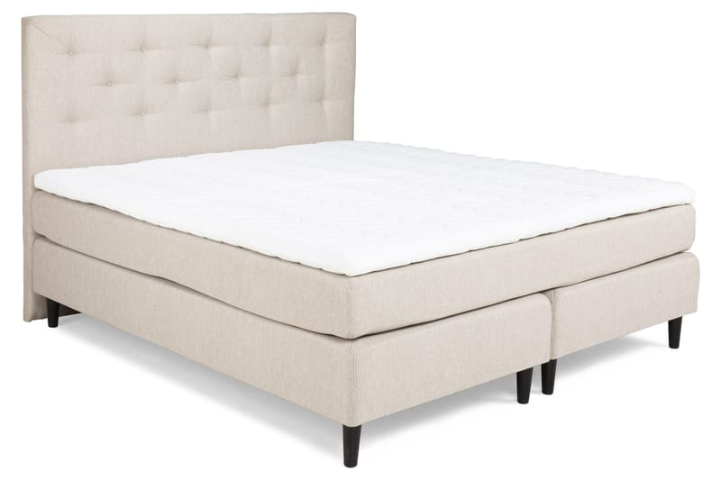 Nice Deluxe Komplett Sängpaket 160x200 - Beige - Möbler - Säng - Komplett sängpaket