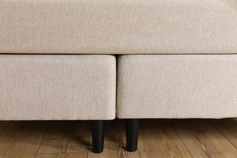 Nice Deluxe Komplett Sängpaket 160x200 - Beige - Möbler - Säng - Komplett sängpaket