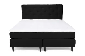 Nice Deluxe Komplett Sängpaket 160x200 - Svart - Möbler - Säng - Komplett sängpaket