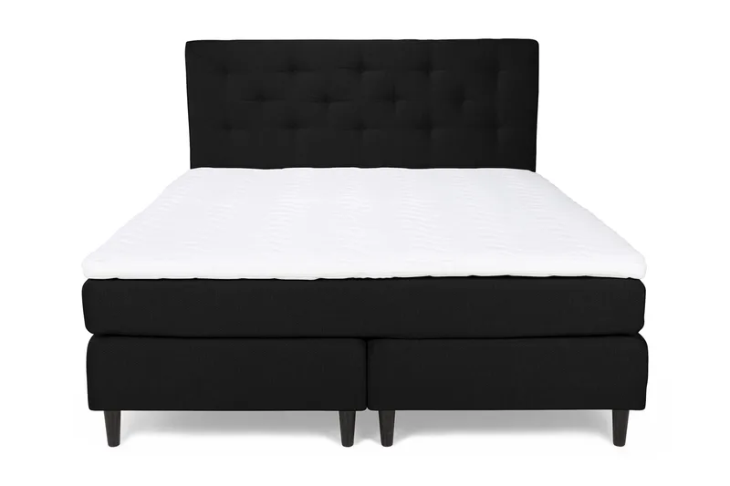 Nice Deluxe Komplett Sängpaket 160x200, Svart