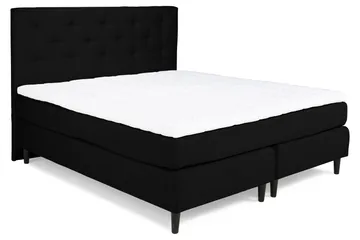 Nice Deluxe Komplett Sängpaket 160x200 - Svart - Möbler - Säng - Komplett sängpaket