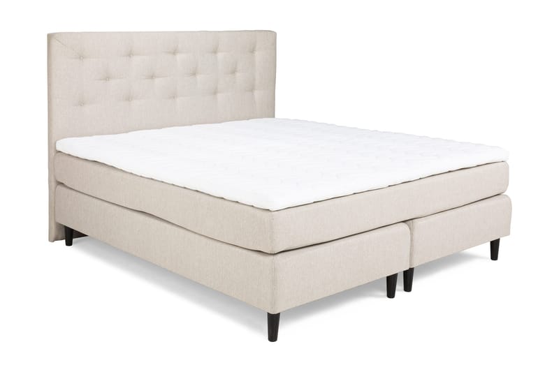 Nice Deluxe Komplett Sängpaket 180x200 - Beige - Möbler - Säng - Komplett sängpaket