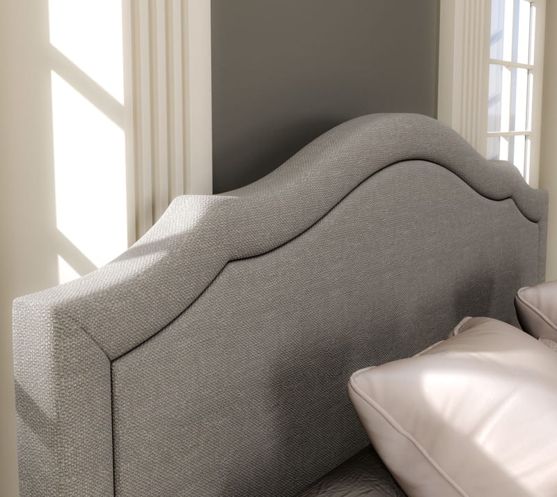 Nimora Dubbelsängram 180x200 cm - Crème, ek, grå - Möbler - Säng - Sängram & sängstomme