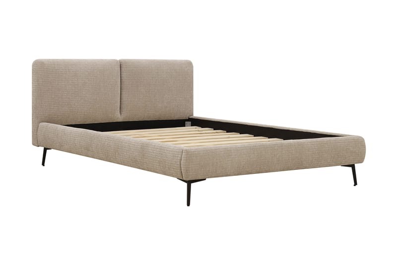 Nordic Komplett Sängpaket 140x200 cm med sänggavel - Beige - Möbler - Säng - Komplett sängpaket