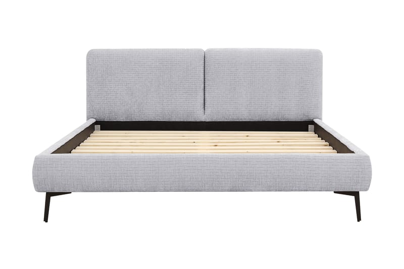 Nordic Komplett Sängpaket 180x200 cm med sänggavel - Grå - Möbler - Säng - Komplett sängpaket