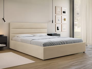 Omrynn Sängram 140x200 cm - Beige - Möbler - Säng - Sängram & sängstomme