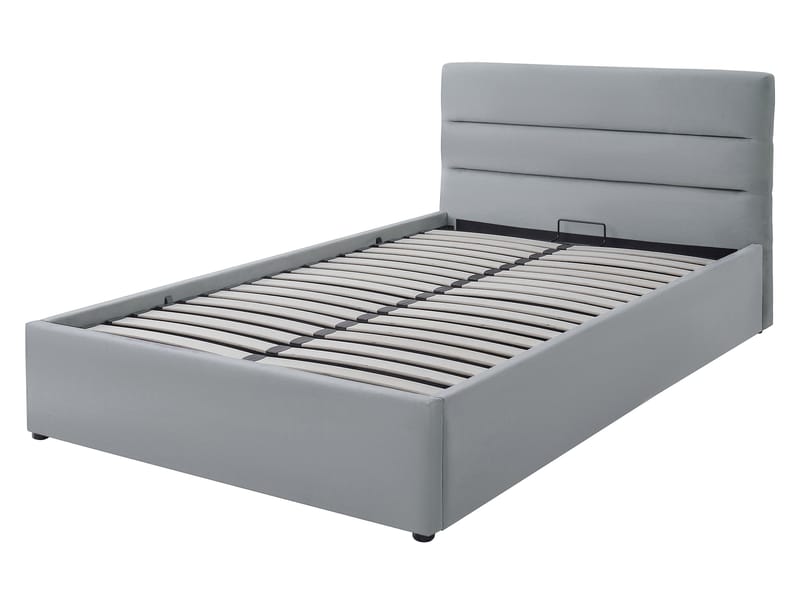 Omrynn Sängram med förvaring 120x200 cm - grå - Möbler - Säng - Sängram & sängstomme