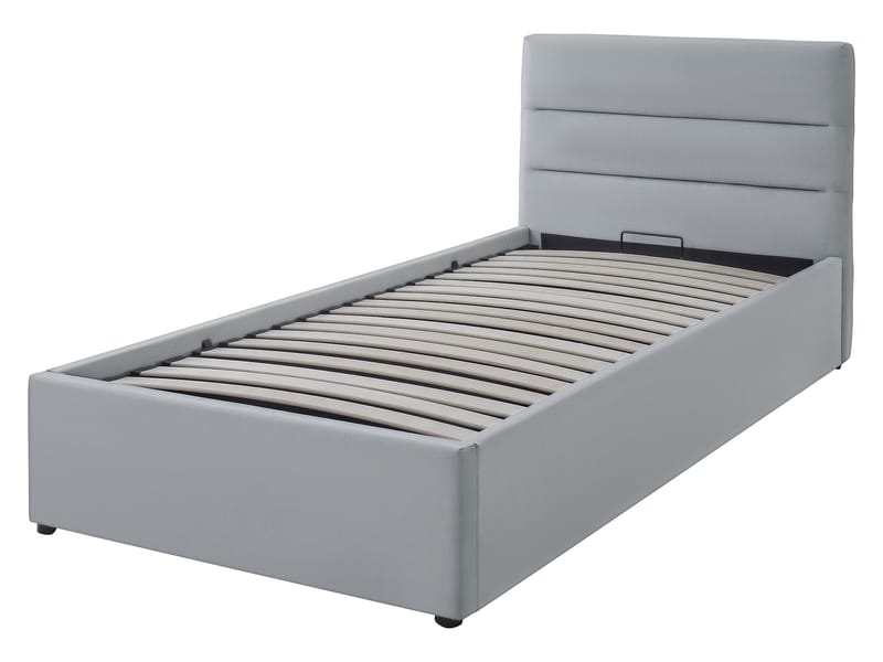 Omrynn Sängram med förvaring 90x200 cm - beige - Möbler - Säng - Sängram & sängstomme