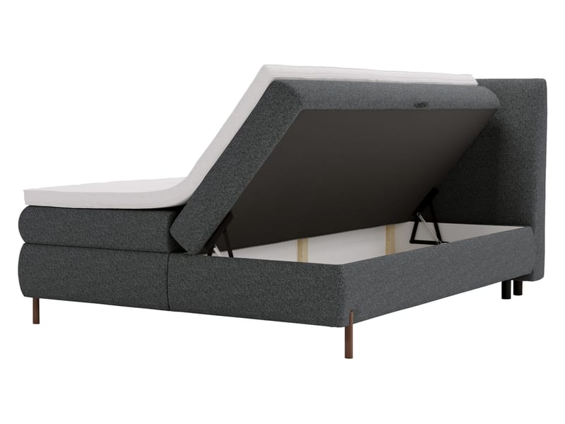 Orvalen Sängpaket Kontinentalsäng 140x200 cm med Lyftförvaring - ljusgrå - Möbler - Säng - Komplett sängpaket