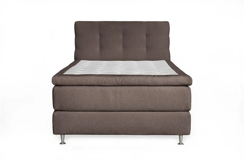 Oslo Lyx Kontinentalsäng 120 knappar loop 8 - Ljusbrun - Möbler - Säng - Kontinentalsäng