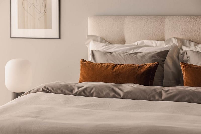 Oslo Lyx Kontinentalsäng Boucle 180x200 - Ljusbeige - Möbler - Säng - Komplett sängpaket