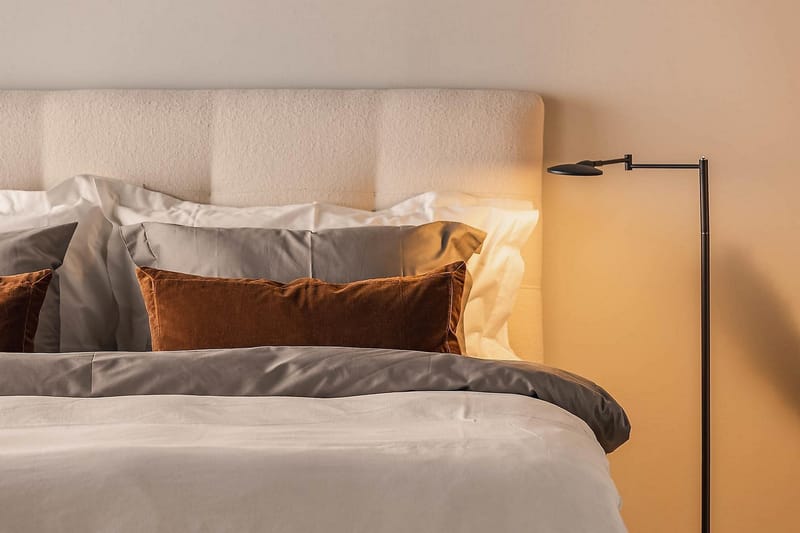 Oslo Lyx Kontinentalsäng Boucle 180x200 - Ljusbeige - Möbler - Säng - Komplett sängpaket