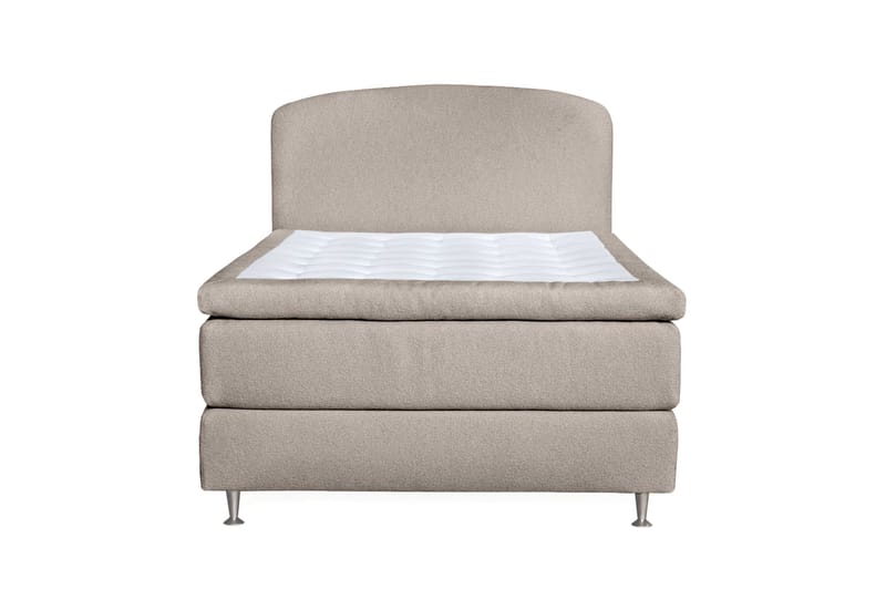 Oslo Lyx Sängpaket 140 curved loop 3, Beige