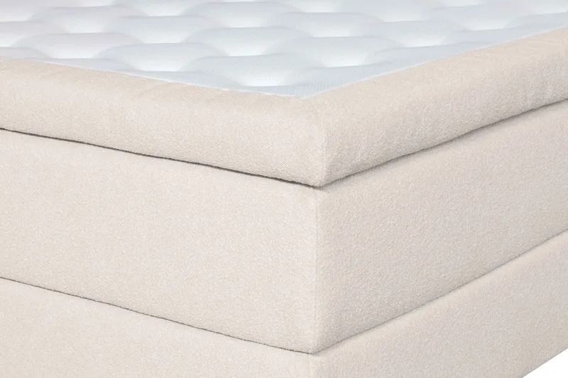 Oslo Lyx Sängpaket 160 curved loop 2 - Ljusbeige - Möbler - Säng - Kontinentalsäng
