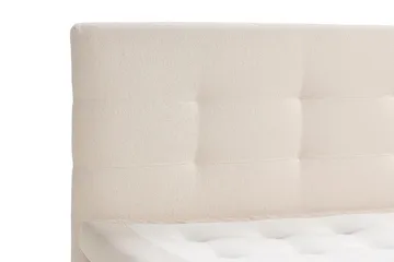 Oslo Lyx Sängpaket Boucle 180x200 Knappad gavel - Beige - Möbler - Säng - Kontinentalsäng