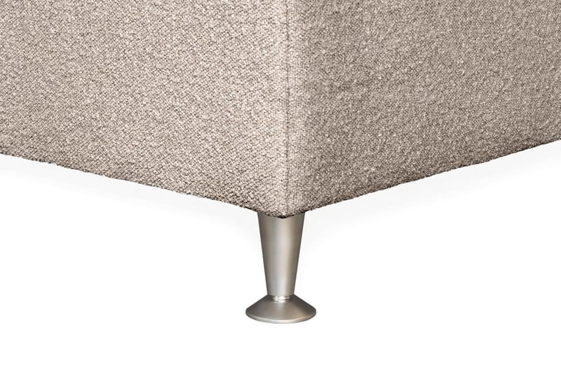 Oslo Lyx Sängpaket Kontinentalsäng 140x200 cm Curved Sänggavel - Beige - Möbler - Säng - Kontinentalsäng