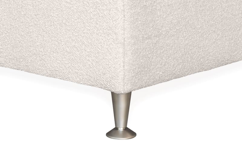 Oslo Lyx Sängpaket Kontinentalsäng 140x200 cm Curved Sänggavel - Ljusbeige - Möbler - Säng - Kontinentalsäng