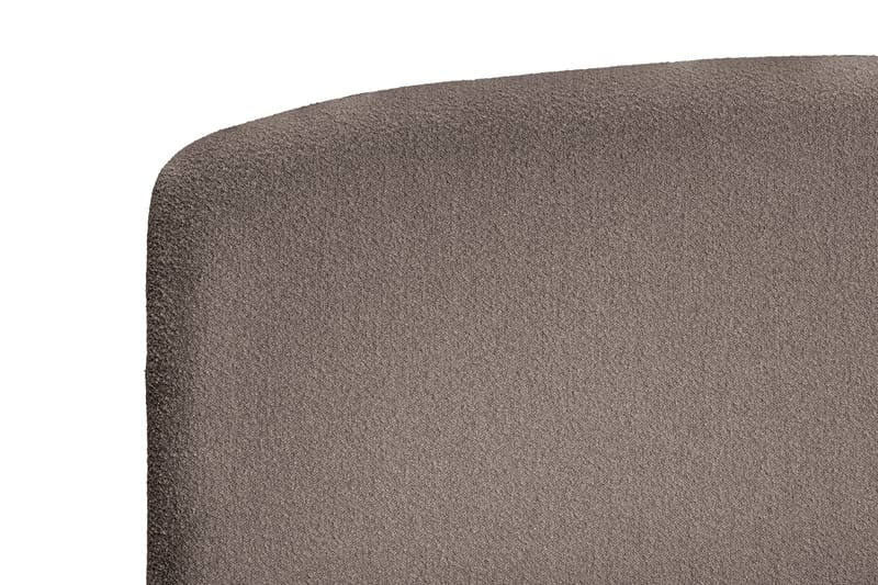 Oslo Lyx Sängpaket Kontinentalsäng 140x200 cm Curved Sänggavel - Ljusbrun - Möbler - Säng - Kontinentalsäng