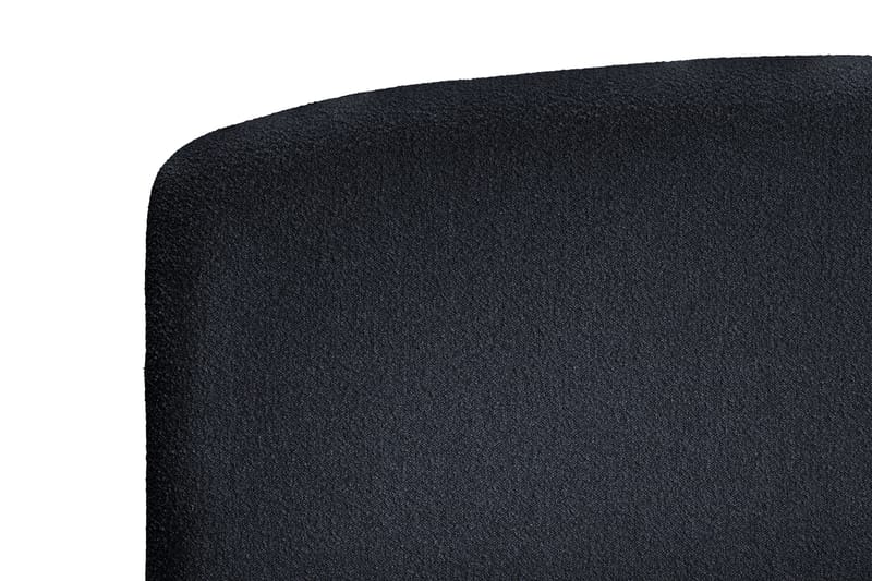 Oslo Lyx Sängpaket Kontinentalsäng 140x200 cm Curved Sänggavel - Svart - Möbler - Säng - Kontinentalsäng